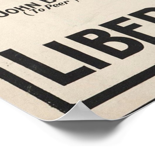 Liberalisme en fair play poster (Hoek)