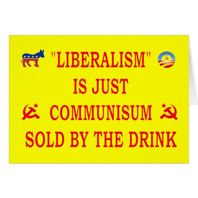 LIBERALISME IS NET COMMUNISME (Voorkant Horizontaal)