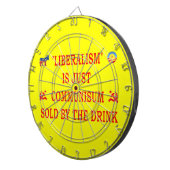 LIBERALISME IS NET COMMUNISME DARTBORD (Voorkant Rechts)