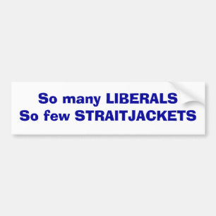 Liberals Bumpersticker