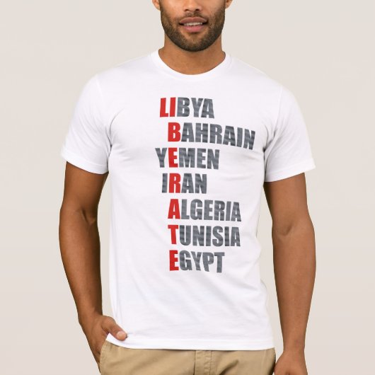 LIBERATE T-SHIRT (Voorkant)