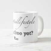 #LiberatedLifestyle Mug (Devant droit)