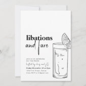 Libérations simples et invitation à dîner à prix m (Devant)