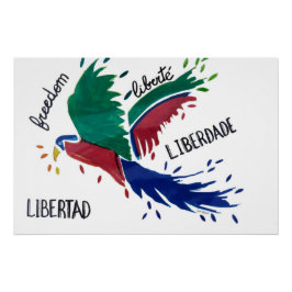Liberdade Arara Perfect Poster