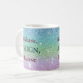 Libérer, Aligner, Recevoir Mug (Devant gauche)
