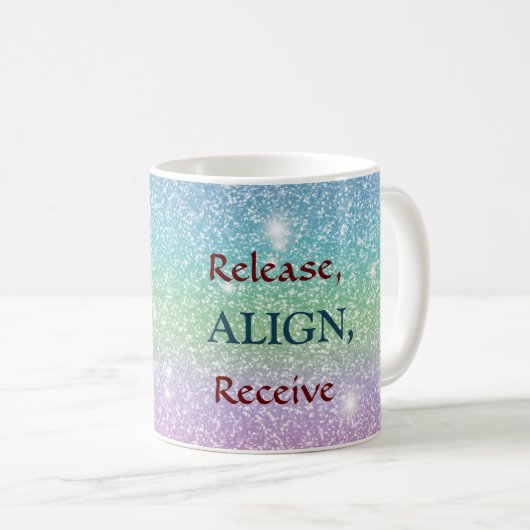 Libérer, Aligner, Recevoir Mug (Devant droit)