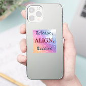 Libérer, Aligner, Recevoir Sticker (Téléphone)