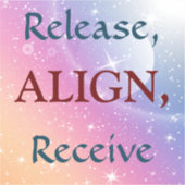 Libérer, Aligner, Recevoir Sticker (Recto)