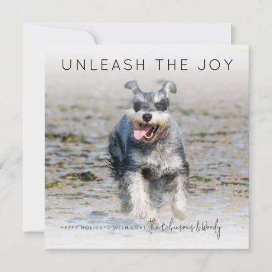 Libérer La Joie | Carte de Noël photo (Devant)