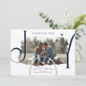 Libérer la joie | Carte de Noël pour animaux de co (Debout devant)