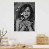 Libérer les papillons Poster (Cuisine)