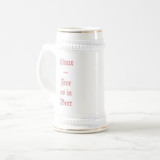 Libérez comme dans la tasse de bière (Devant gauche)