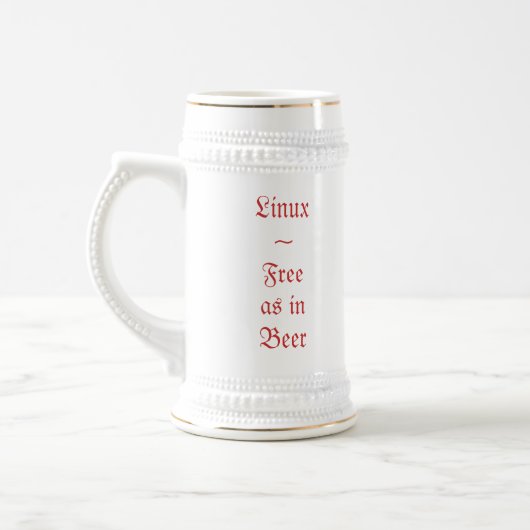 Libérez comme dans la tasse de bière (Gauche)