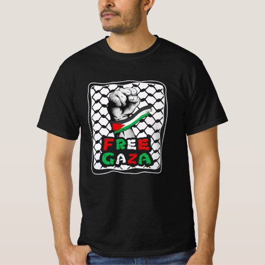 Libérez Gaza Palestine T-shirt (Devant)