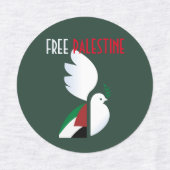 Libérez la Palestine Étiquettes de solidarité - Dr (Design 1)