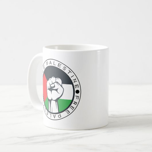 Libérez la Palestine Mug (Devant gauche)