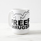 Libérez la tasse de Shrugs (Devant gauche)