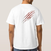 Libérez le loup dans le T-shirt imprimé (Dos)