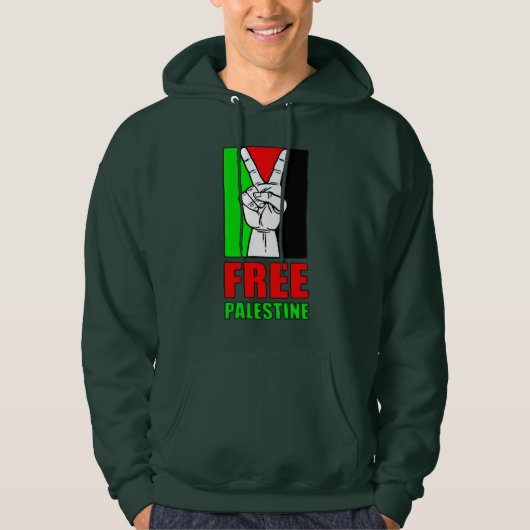 Libérez le Sweat - shirt à capuche palestinien (Devant)