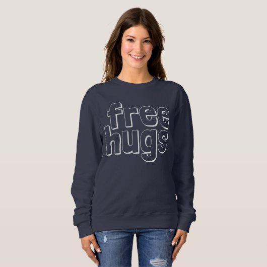 Libérez le sweatshirt de base des femmes (Devant entier)