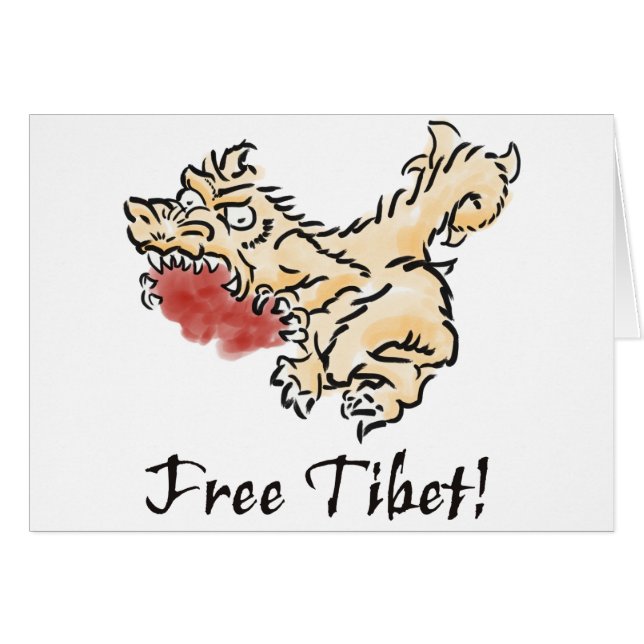 Libérez le Tibet ! (Devant horizontal)