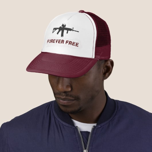 "Libérez pour toujours" le casquette marron de (En situation)