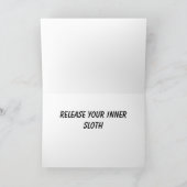 Libérez votre carte d'anniversaire de parcelle int (Intérieur)