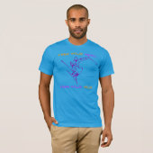 Libérez votre esprit et allez T-shirt de ski (Devant entier)