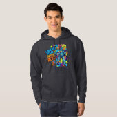 Libérez votre rebelle intérieur - Sweat à capuche (Devant entier)