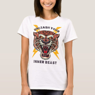 Libérez Votre T-shirt Tigre Bête Intérieure