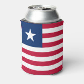 Liberia Flag Blikjeskoeler (Blikje Achterkant)