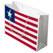 Liberia Flag Groot Cadeauzakje (Voorkant Gekanteld)