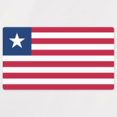 Liberia Flag Labels (Design 1)