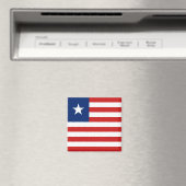 Liberia Flag Magnet Magneet (Insitu (Vaatwasser))