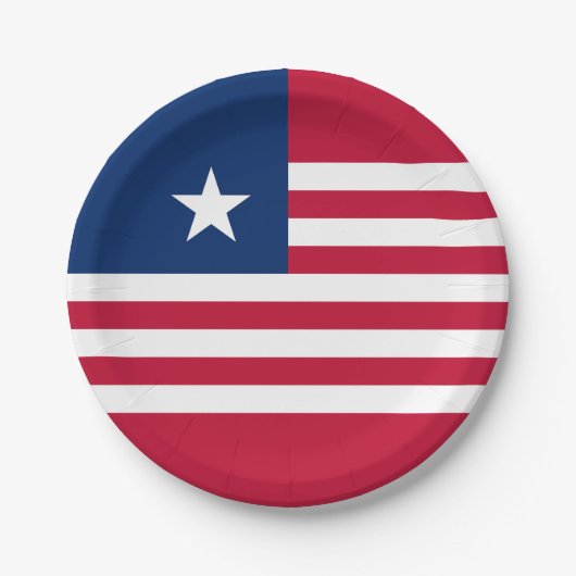 Liberia Flag Papieren Bordje (Voorkant)