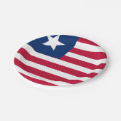 Liberia Flag Papieren Bordje (Gekanteld)