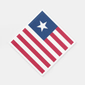 Liberia Flag Servet (Hoek)