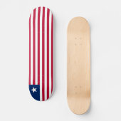 Liberia Flag Skateboard (Voorkant)