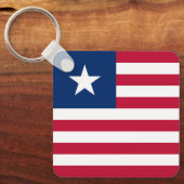 Liberia Flag Sleutelhanger (Voorkant)