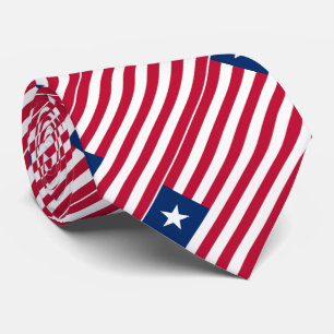 Liberia Flag Stropdas