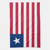 Liberia Flag Theedoek (Verticaal)