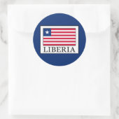 Liberia Ronde Sticker (Tas)