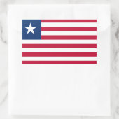 Liberia* Sticker van de vlag (Tas)