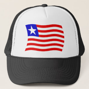 Liberia Vlag Hoed Trucker Pet