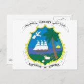 Liberia wapenstilstand briefkaart (Voorkant / Achterkant)