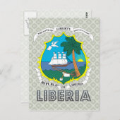 Liberia wapenstilstand briefkaart (Voorkant / Achterkant)