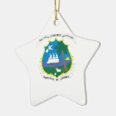 Liberia wapenstilstand keramisch ornament (Links)
