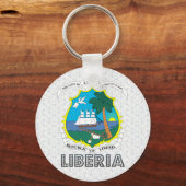 Liberia wapenstilstand sleutelhanger (Voorkant)