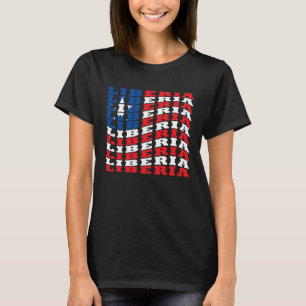 Liberiaanse vlag Liberia Erfgoed Trotse Liberiaans T-shirt