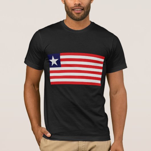 Liberiaanse vlag t-shirt (Voorkant)